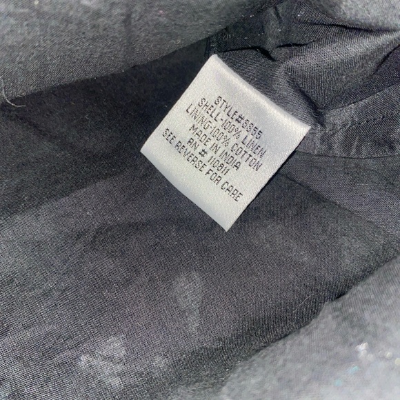 NWT YOANA BARASCHI Black Linen Eyelet Floral A Line Skirt Women Sz 4 New - Picture 7 of 9